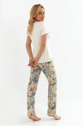 Cana comfortable blouse and pants womens pajama  Adomoo